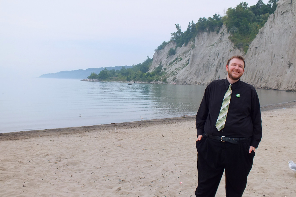 Tommy at the Bluffs